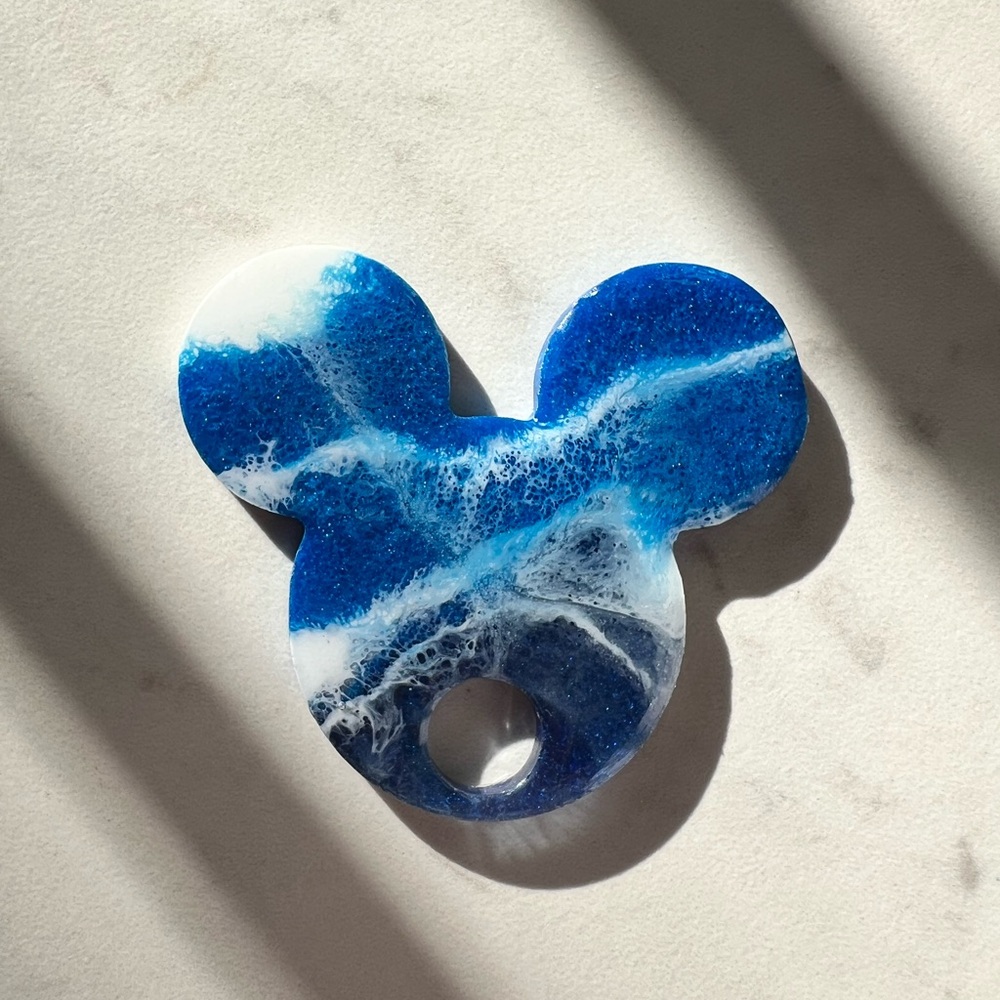 Stanley Cup Marble Ocean Micky Mouse Topper